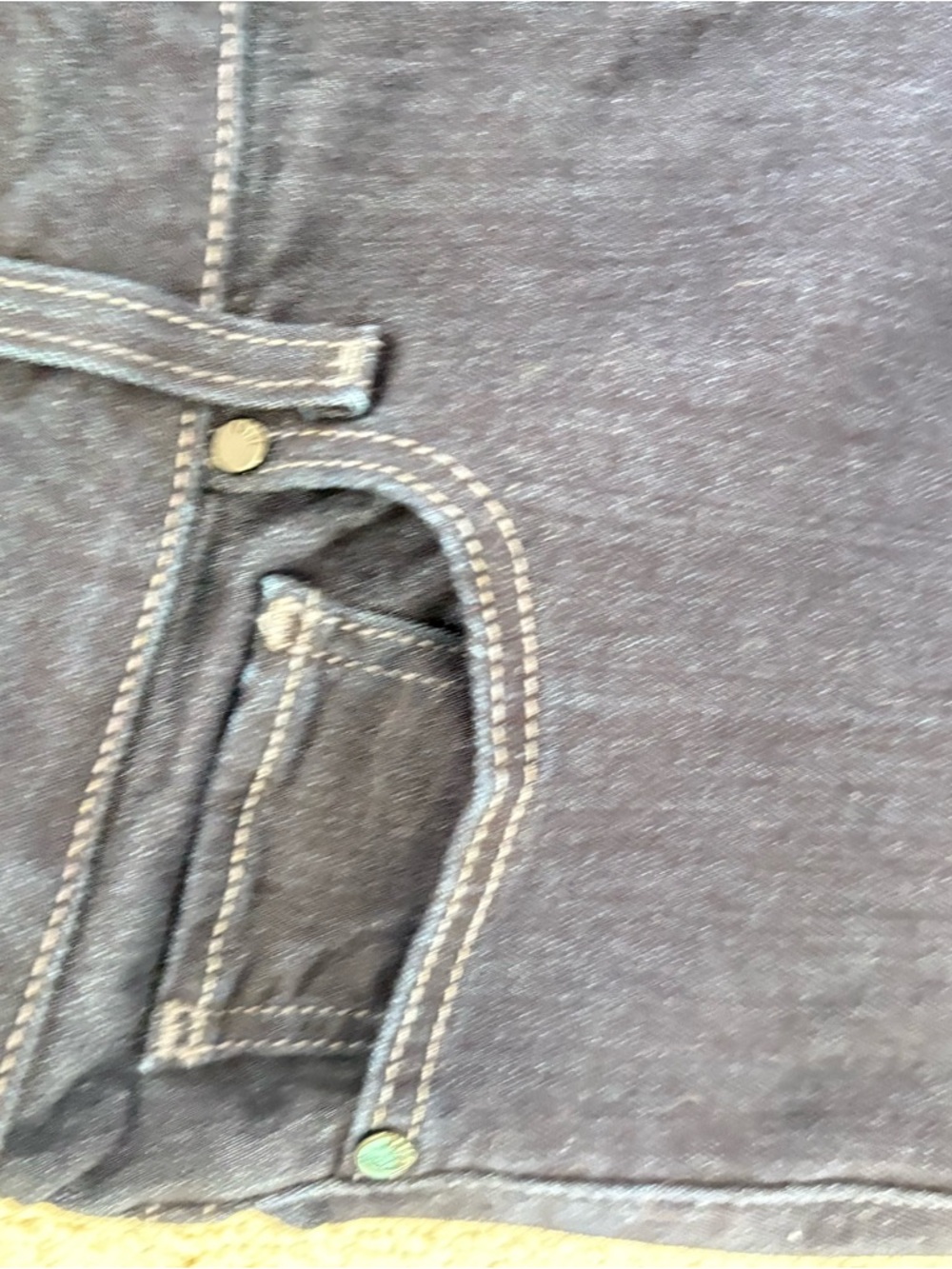 PAIGE Manhattan High Rise Jeans Size 28 Dark Wash Straight Leg Denim - Picture 5 of 11
